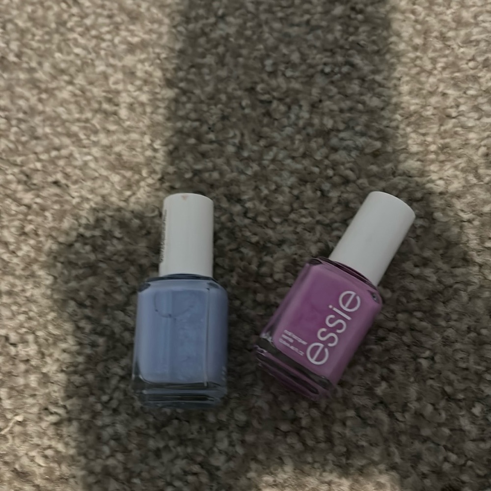 New without tags Essie nail polish. You get two pink polish and a blue polish
